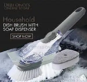Dish Wash Sponge & Brush (Replaceable) - පිඟන් සෝදන