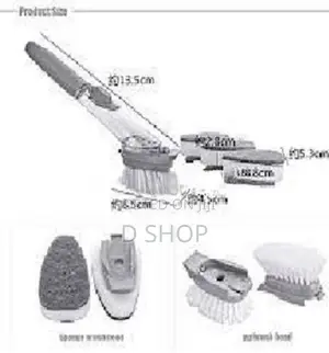 Dish Wash Sponge & Brush (Replaceable) - පිඟන් සෝදන