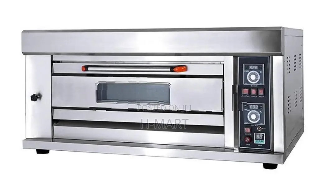 Gas deck oven bakery 1 tray