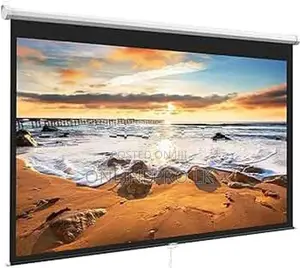 8*8 Feet Semi Automatic 4K Manual Screen