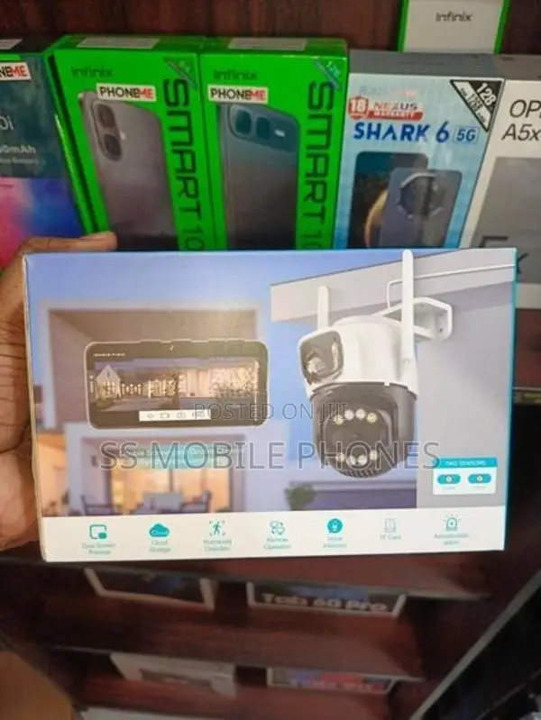 8Mp Wifi Ptz Camera Outdoor Dual Lens 5 X Digital Zoom