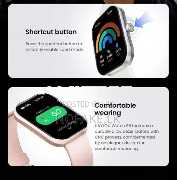 Haylou Watch S6 Smartwatch with Bluetooth Calling