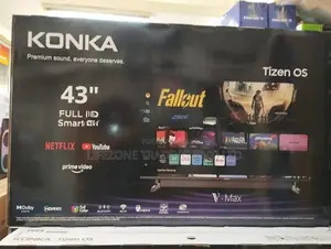 New Konka V-Max 43 inch Full HD Tizen OS Smart TV with Built-in Soundb