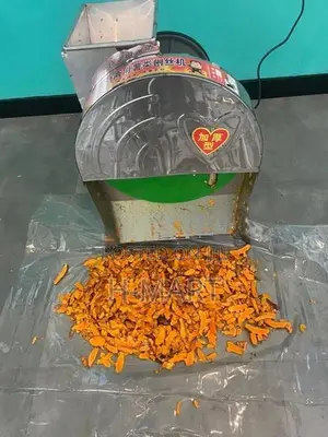 කහ ඉඟුරු අල පෙති කැපීමේ යන්ත්‍රය