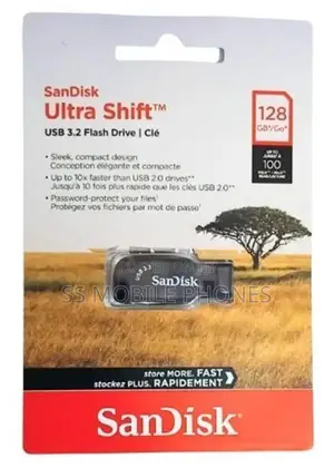 SanDisk Ultra Shift USB 3.2 Flash Drive 64GB
