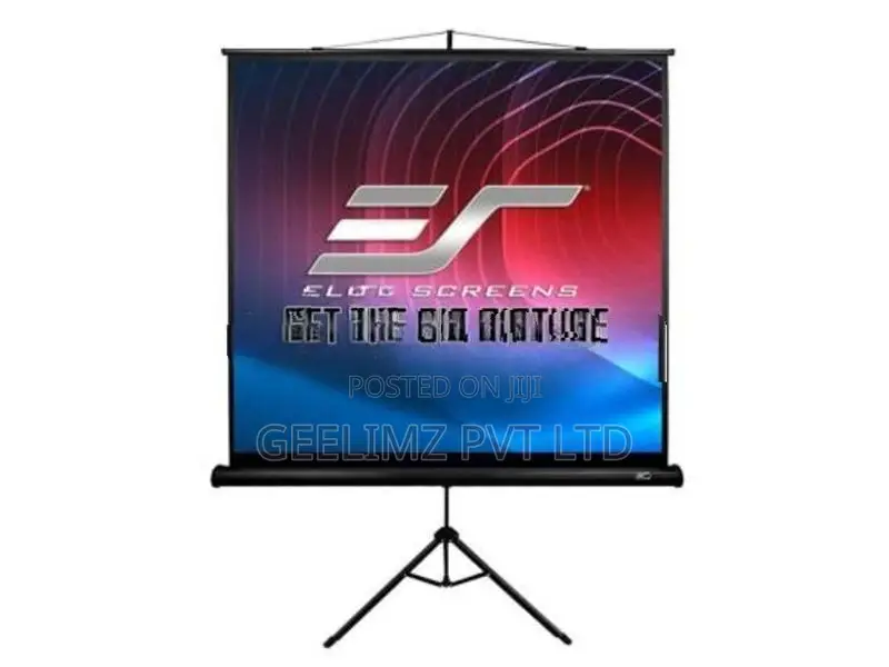 7*7 feet Brilliant White Semi Auto Tripod Screen