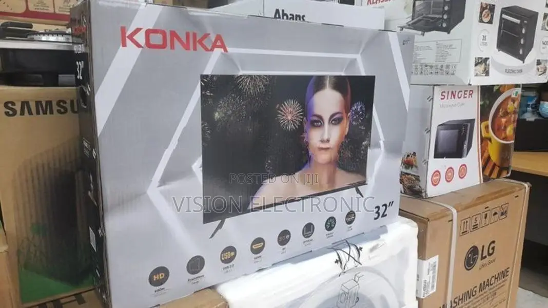 Konka 32" HD LED Frameless TV