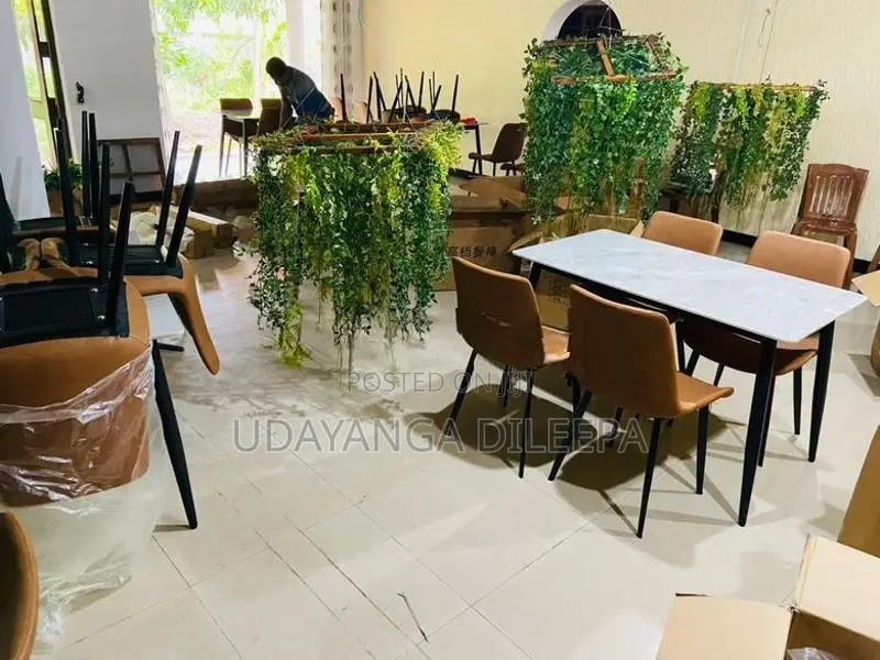 Restaurant Dining Table with Chairs