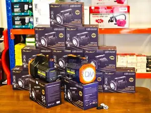 Search light LED Laser canon emergency Lamp rechargeable torch