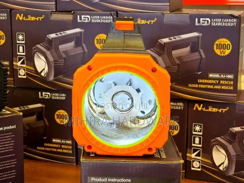 Search light LED Laser canon emergency Lamp rechargeable torch