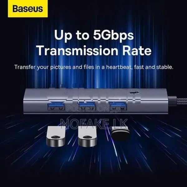 Baseus 4K 30HZ Clarity Ultrajoy HDMI 5 in 1 Port Hub Docking station