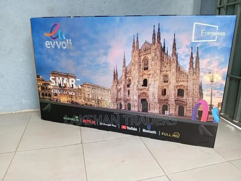 New Evvoli (Italy) 43" FHD 4K Smart Android 15.0 TV (43EV200DA)