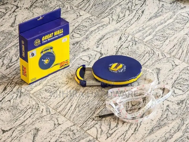 Great Wall 50m 165 feet Measuring tape fiber glass inches mm meter
