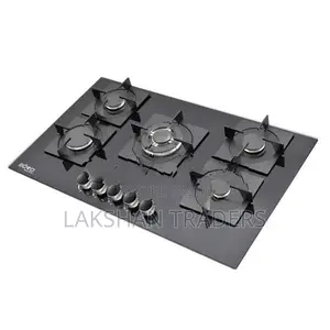 New Euro (Turkey) 5 Burner Cooker Hob Black