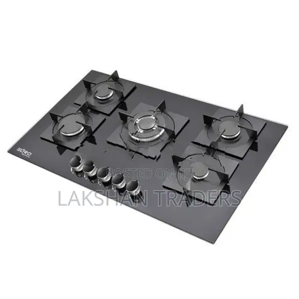 New Euro (Turkey) 5 Burner Cooker Hob Black