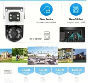 4MP Dual Lens AI Wifi Surveillance PTZ Camera
