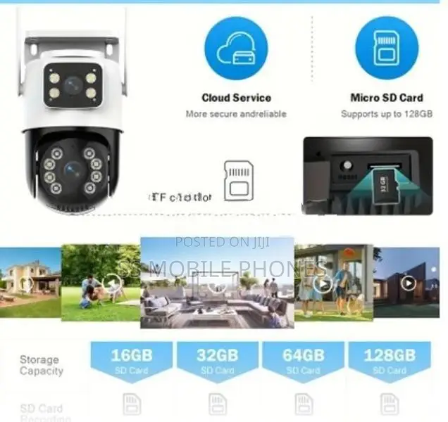 4MP Dual Lens AI Wifi Surveillance PTZ Camera