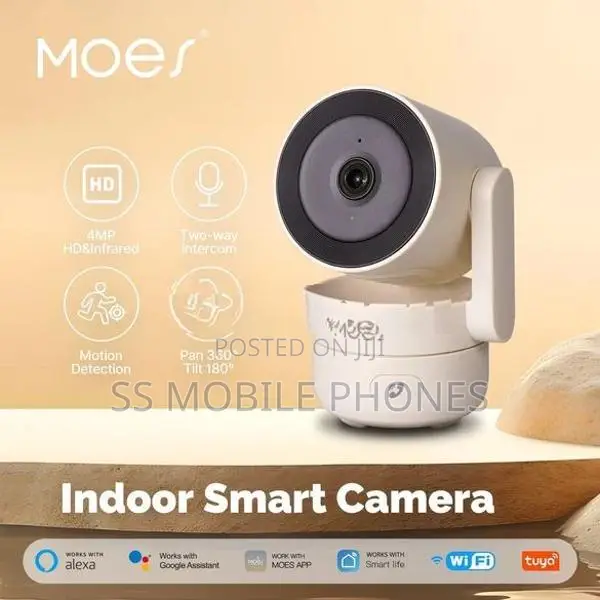 MOES Tuya WiFi Indoor Pan/Tilt Smart Security Camera
