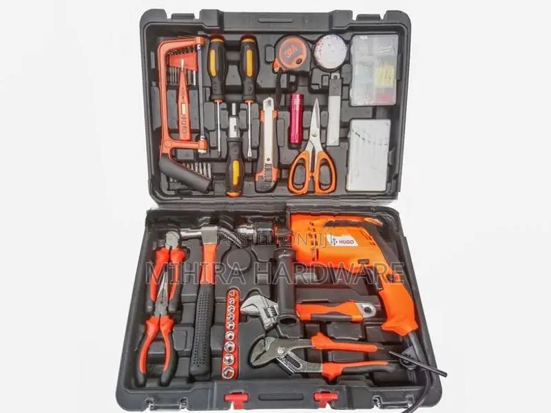 TK 5611 HUGO 13mm Hammer impact drill Tool kit wood steel concrete