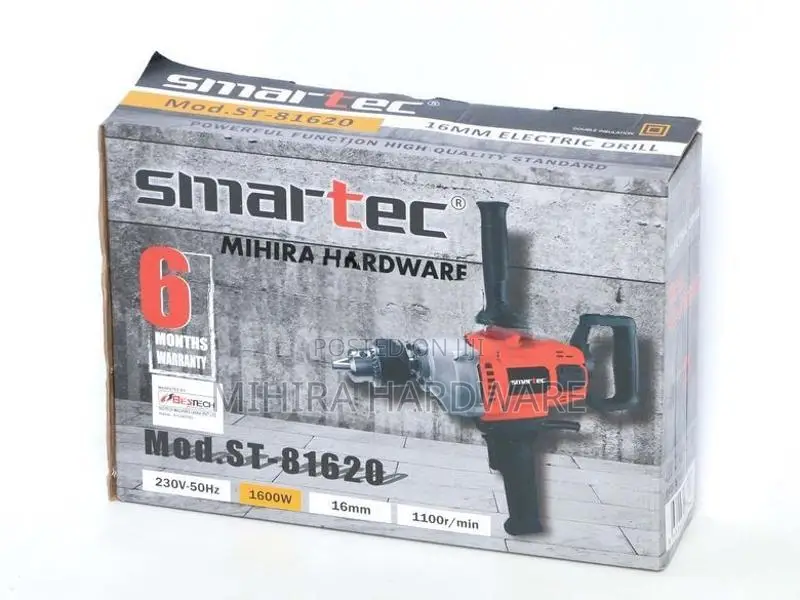 1600W 16mm slow speed electric dragon drill SMARTEC 81620 by HUGO