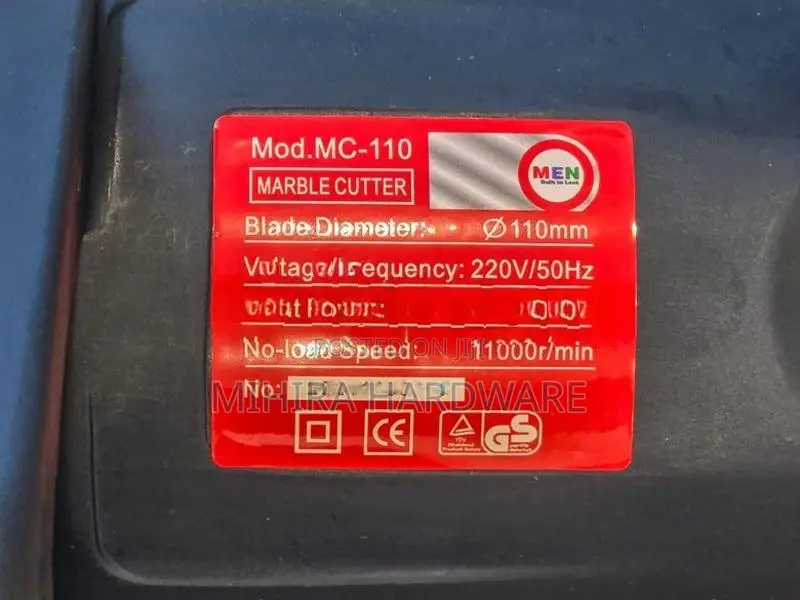 MEN MC 110 Marble cutter 1050 Watts granite tile rock