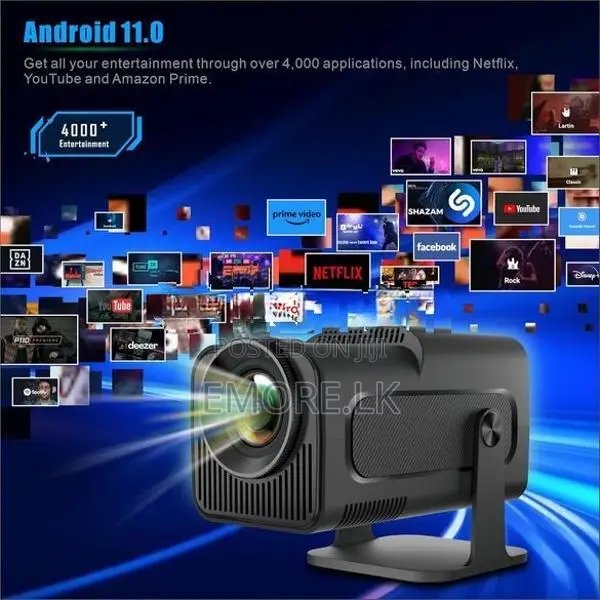 HY 320 Smart Projector, Native 1080P 4K Home Cinema Projector
