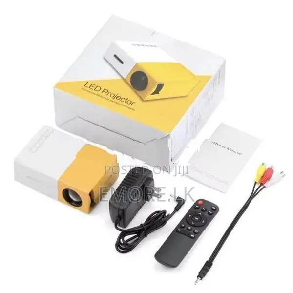 YG300 Remote Control LED Projector, 400-600 Lumens