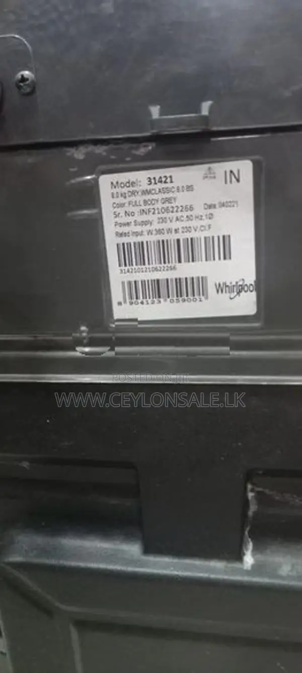 8kg Whirlpool Used Washing Machine