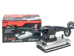 520 Watts HUGO MAX ES 7283 114x283mm Wood finishing hand sander machin