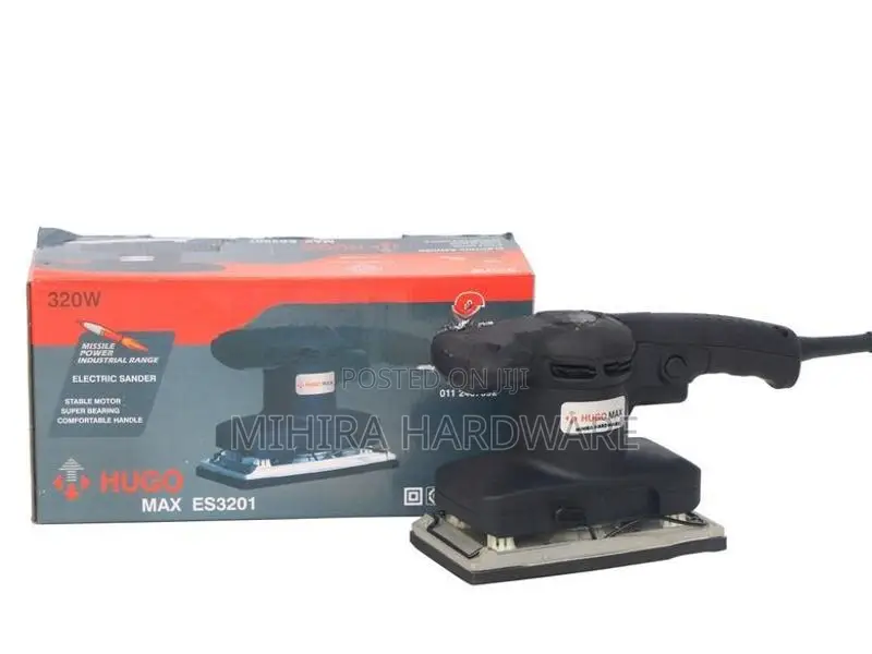320 Watts HUGO ES 3201 93x183mm Wood finishing hand sander machine