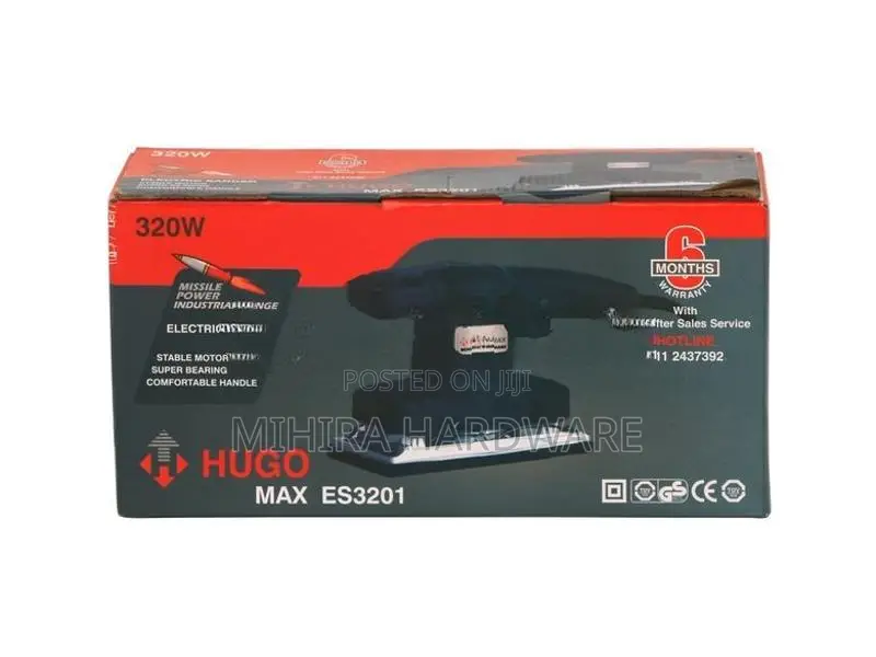 320 Watts HUGO ES 3201 93x183mm Wood finishing hand sander machine