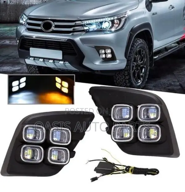Toyota Hilux Revo LED Fog Lamp DRL+Signal