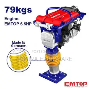 EMTOP 79kg Tamping rammer Wacker machine 6.5Hp Petrol 4 Stroke engine