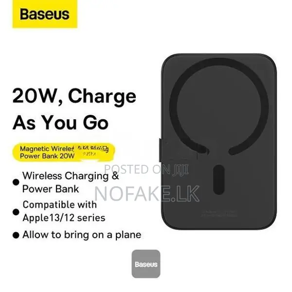 Baseus Mini Magnetic 20W 20000mAh Wireless Fast Charge Power Bank