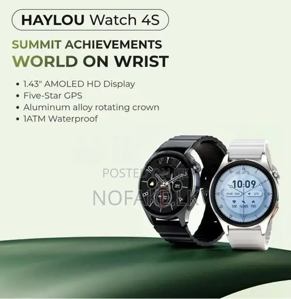 Haylou watch 4s Smartwatch with GPS And Amoled Display