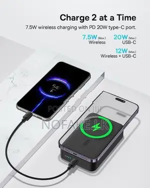 Baseus Mini Magnetic 20W 20000mAh Wireless Fast Charge Power Bank