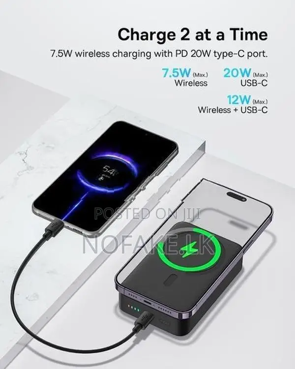 Baseus Mini Magnetic 20W 20000mAh Wireless Fast Charge Power Bank
