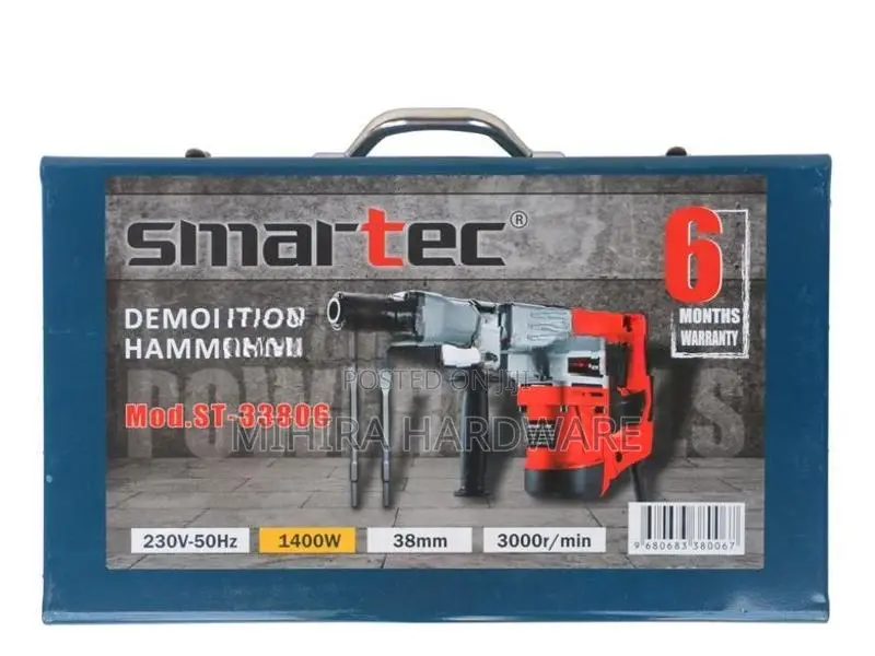 Smartec HUGO 33806 17mm Hex Bit Demolition Breaker Hilti Hammer machin