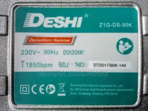 Deshi 90K 2000 Watts Demolition Breaker Hammer Machine