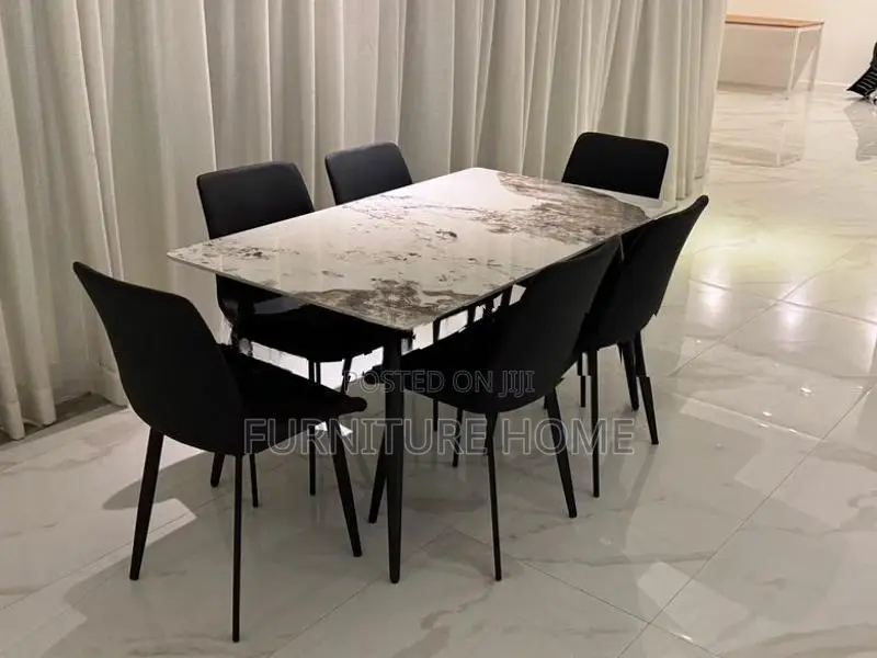Granite Dining Table with Chairs