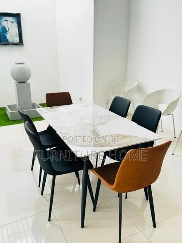 Granite Dining Table with Chairs