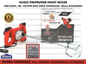 HUGO Double handle 1200 Watts paint mixer putty poty potty