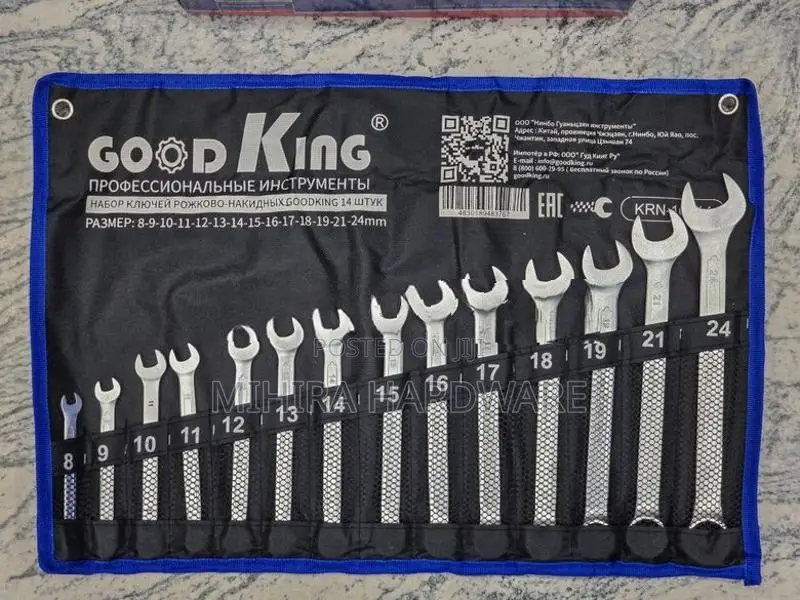 Good King brand14 Pieces KRN10014 CR-V Tools Combination wrench key se