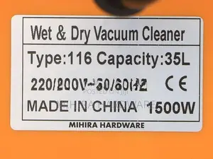ARITA 35L 1500 Watts Wet and Dry Vacuum Cleaner Blower