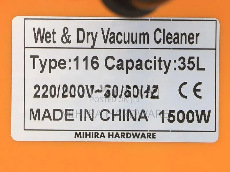 ARITA 35L 1500 Watts Wet and Dry Vacuum Cleaner Blower