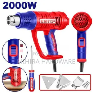 EMTOP EHGN20078 Hot air heat gun 2000W with nozzles