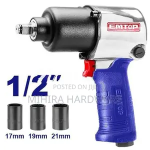 610Nm EMTOP 126801 1/2" Air impact wrench power tool pneumatic