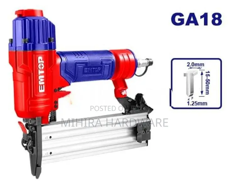 GA18 50mm EMTOP ECBN155001 Air Brad nailer machine nail gun pneumatic