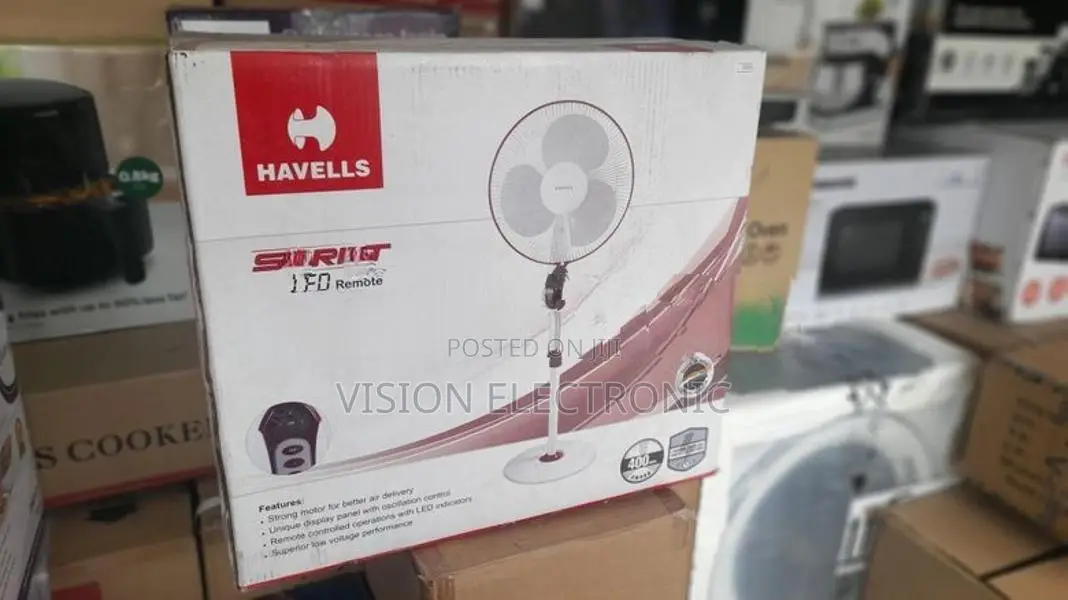 Havells Pedestal Fan - Remote Control
