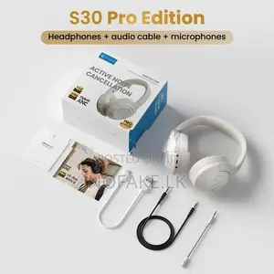 Haylou S30 Pro Version Wireless Headphones HiFi Sound 80H Playtime & A